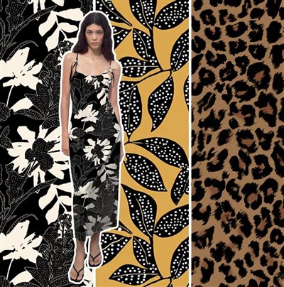 Ключевые отпечатки графики женская одежда тенденции печати оригинальный дизайн печати