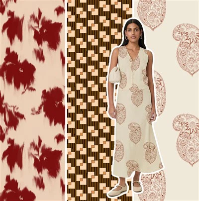 Тенденции печати женской одежды Оригинальный дизайн печати весна и лето